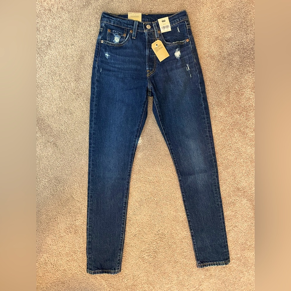 Levi’s 501 Womens Highrise Skinny Jeans Size 24 X 30